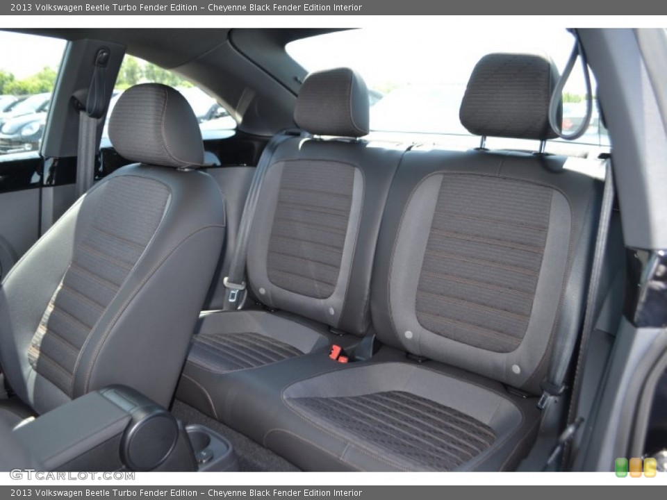 Cheyenne Black Fender Edition Interior Rear Seat for the 2013 Volkswagen Beetle Turbo Fender Edition #83388898