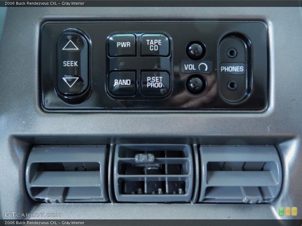 Gray Interior Controls for the 2006 Buick Rendezvous CXL #83393392