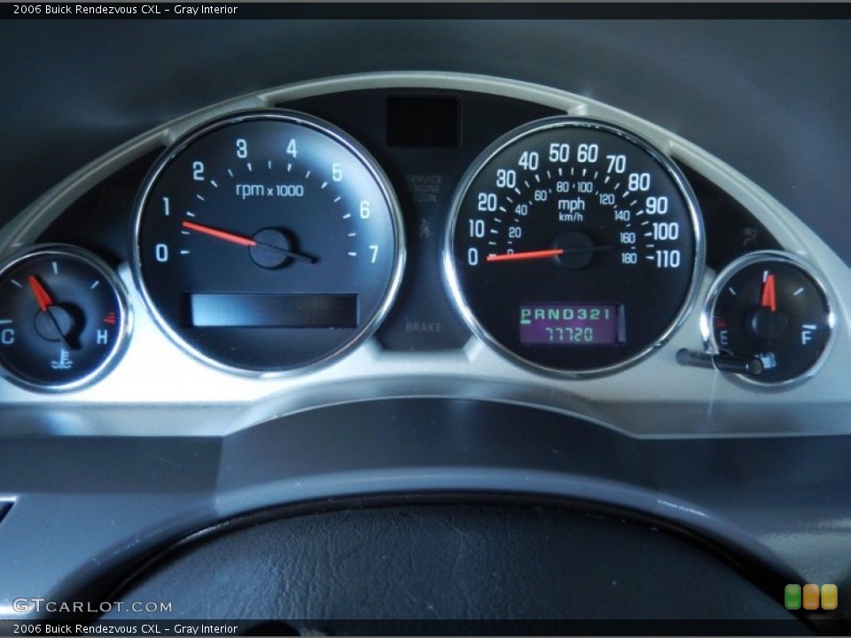 Gray Interior Gauges for the 2006 Buick Rendezvous CXL #83393525