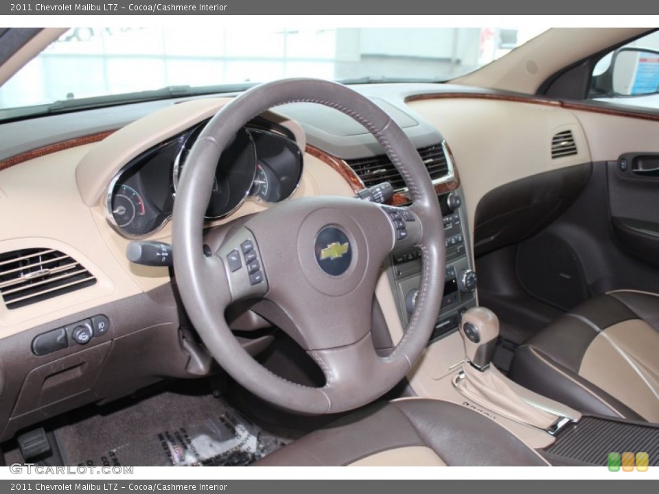 Cocoa/Cashmere Interior Dashboard for the 2011 Chevrolet Malibu LTZ #83394112