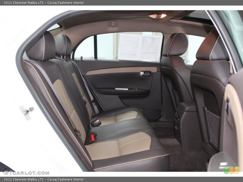 Cocoa/Cashmere Interior Rear Seat for the 2011 Chevrolet Malibu LTZ #83394371