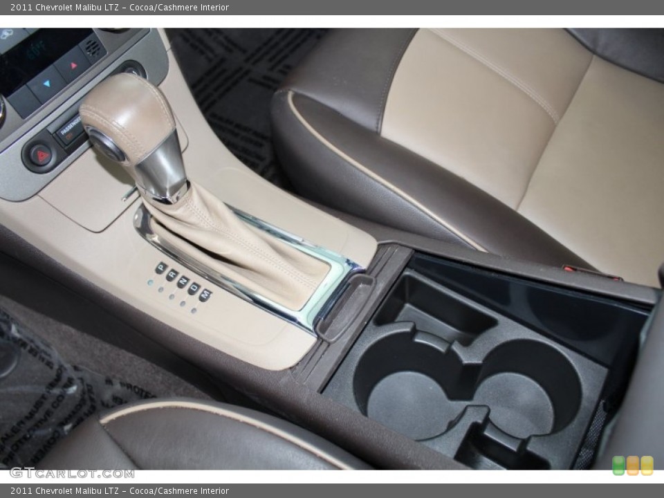 Cocoa/Cashmere Interior Transmission for the 2011 Chevrolet Malibu LTZ #83394442