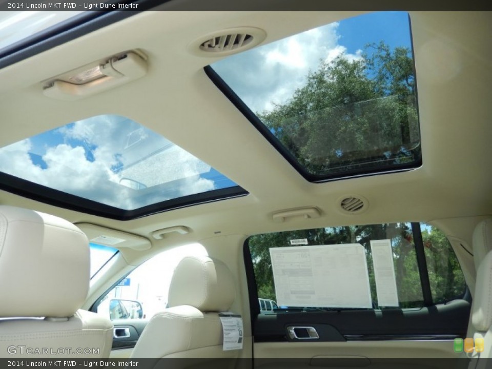 Light Dune Interior Sunroof for the 2014 Lincoln MKT FWD #83397736