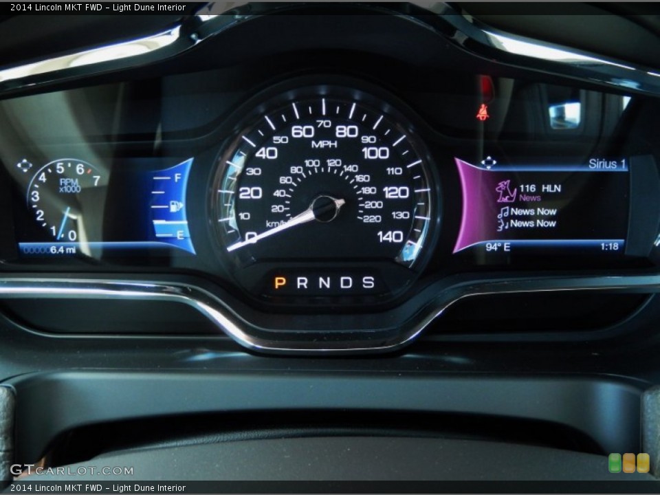 Light Dune Interior Gauges for the 2014 Lincoln MKT FWD #83397790