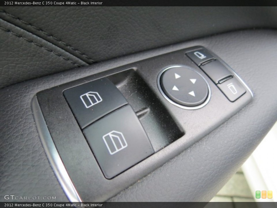 Black Interior Controls for the 2012 Mercedes-Benz C 350 Coupe 4Matic #83397811