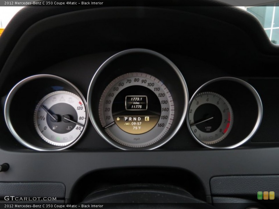Black Interior Gauges for the 2012 Mercedes-Benz C 350 Coupe 4Matic #83398141