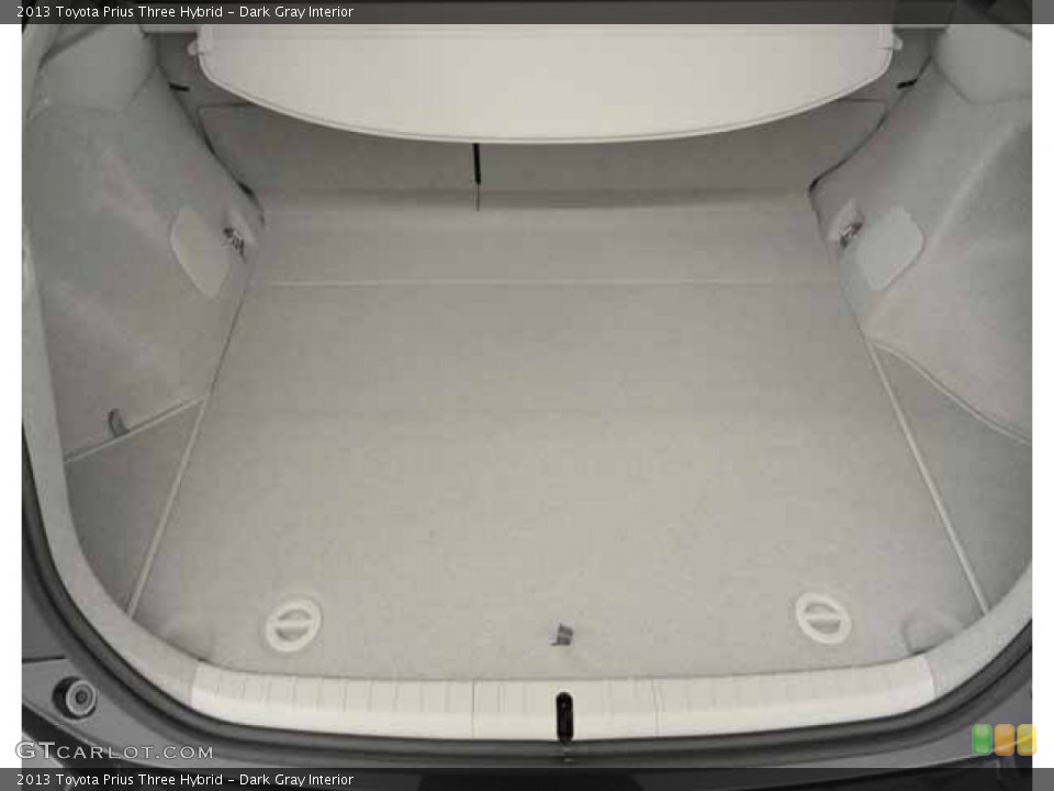 Dark Gray Interior Trunk for the 2013 Toyota Prius Three Hybrid #83398669