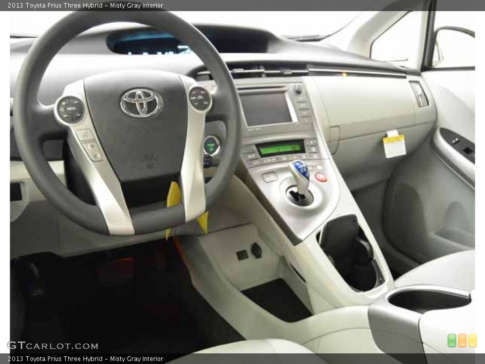 Misty Gray Interior Photo for the 2013 Toyota Prius Three Hybrid #83398957