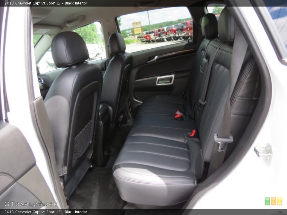 Black Interior Rear Seat for the 2013 Chevrolet Captiva Sport LS #83399372