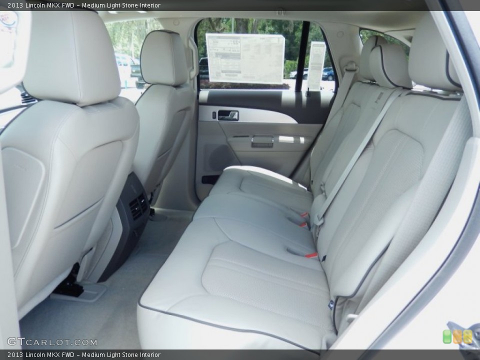 Medium Light Stone Interior Rear Seat for the 2013 Lincoln MKX FWD #83399578