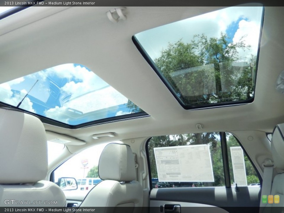 Medium Light Stone Interior Sunroof for the 2013 Lincoln MKX FWD #83399605