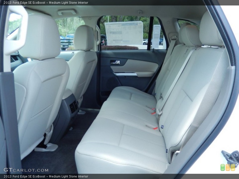 Medium Light Stone Interior Rear Seat for the 2013 Ford Edge SE EcoBoost #83400247