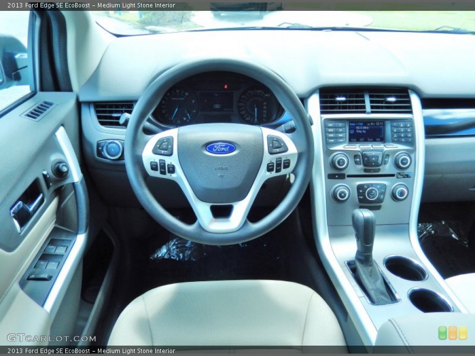 Medium Light Stone Interior Dashboard for the 2013 Ford Edge SE EcoBoost #83400274