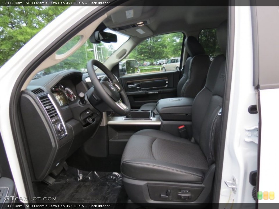 Black Interior Front Seat for the 2013 Ram 3500 Laramie Crew Cab 4x4 Dually #83400424