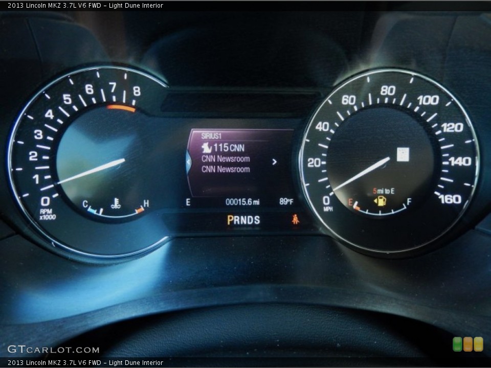 Light Dune Interior Gauges for the 2013 Lincoln MKZ 3.7L V6 FWD #83403274