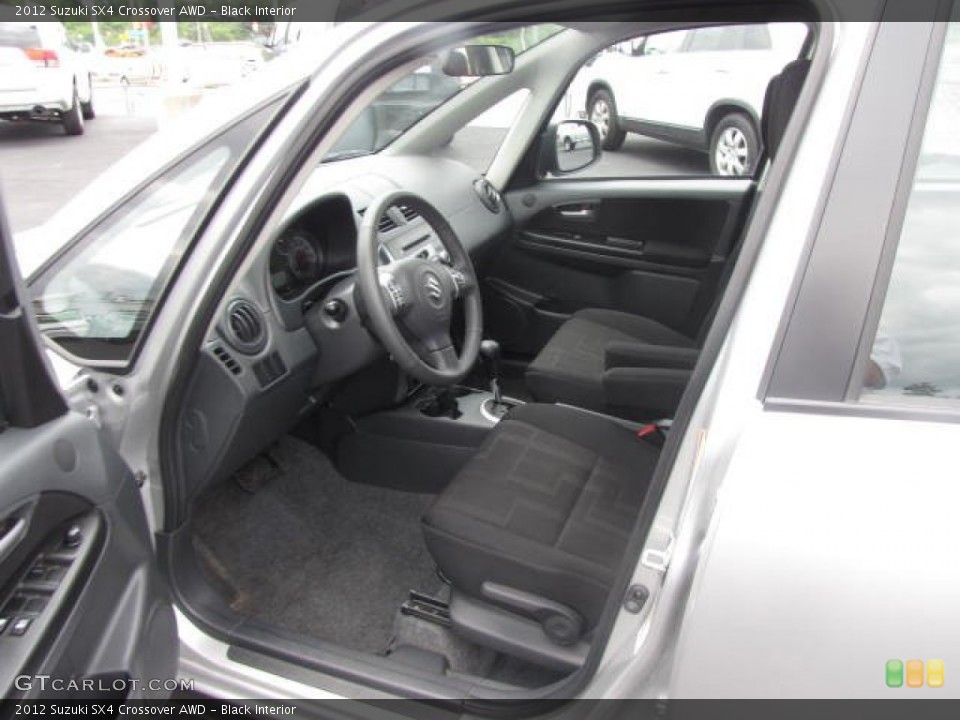 Black Interior Photo for the 2012 Suzuki SX4 Crossover AWD #83403421