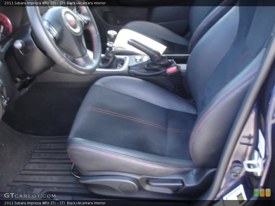 STI  Black/Alcantara Interior Front Seat for the 2011 Subaru Impreza WRX STi #83405419