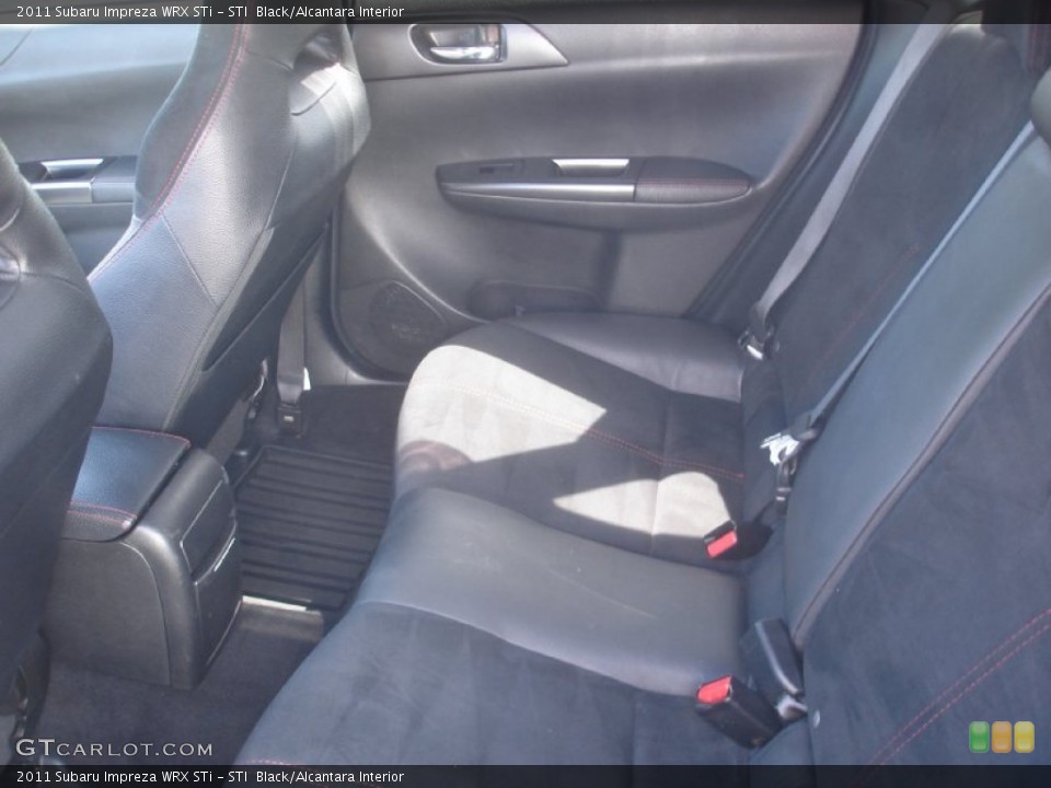 STI  Black/Alcantara Interior Rear Seat for the 2011 Subaru Impreza WRX STi #83405446