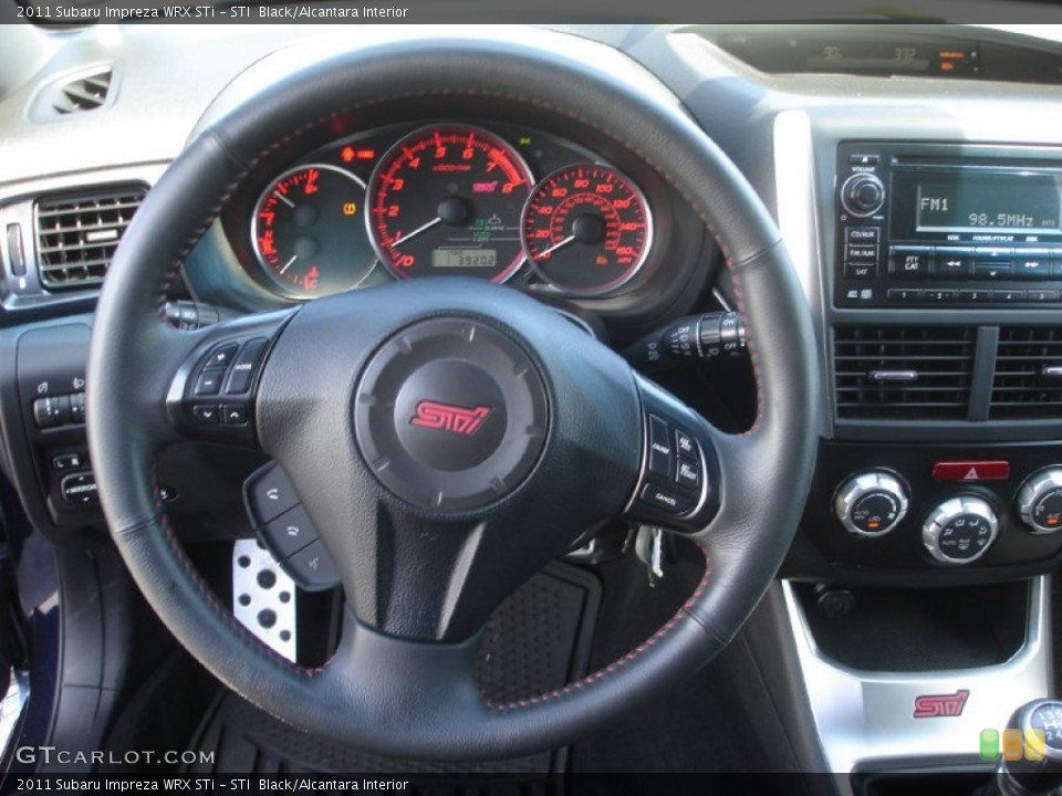STI  Black/Alcantara Interior Steering Wheel for the 2011 Subaru Impreza WRX STi #83405497