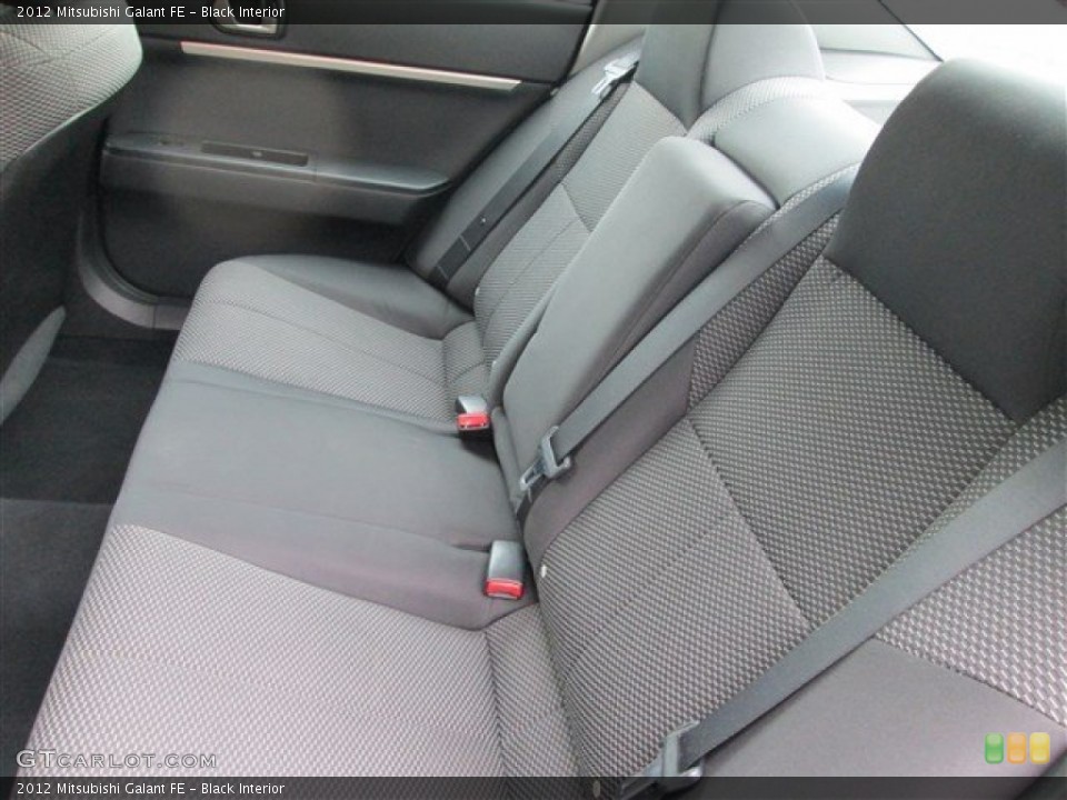 Black Interior Rear Seat for the 2012 Mitsubishi Galant FE #83405530