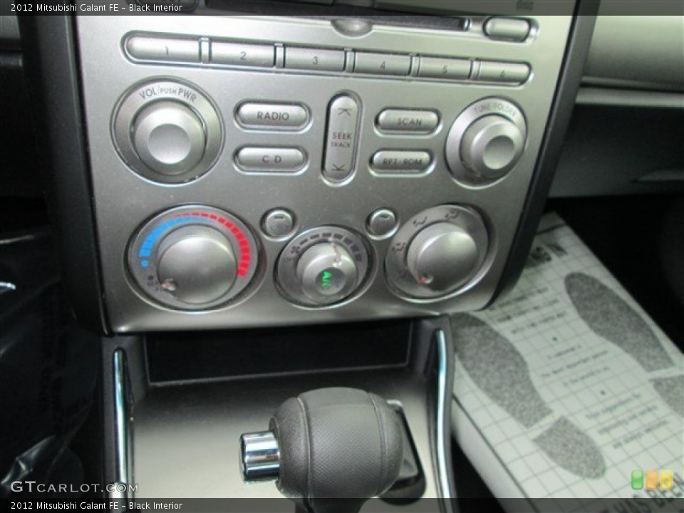 Black Interior Controls for the 2012 Mitsubishi Galant FE #83405593