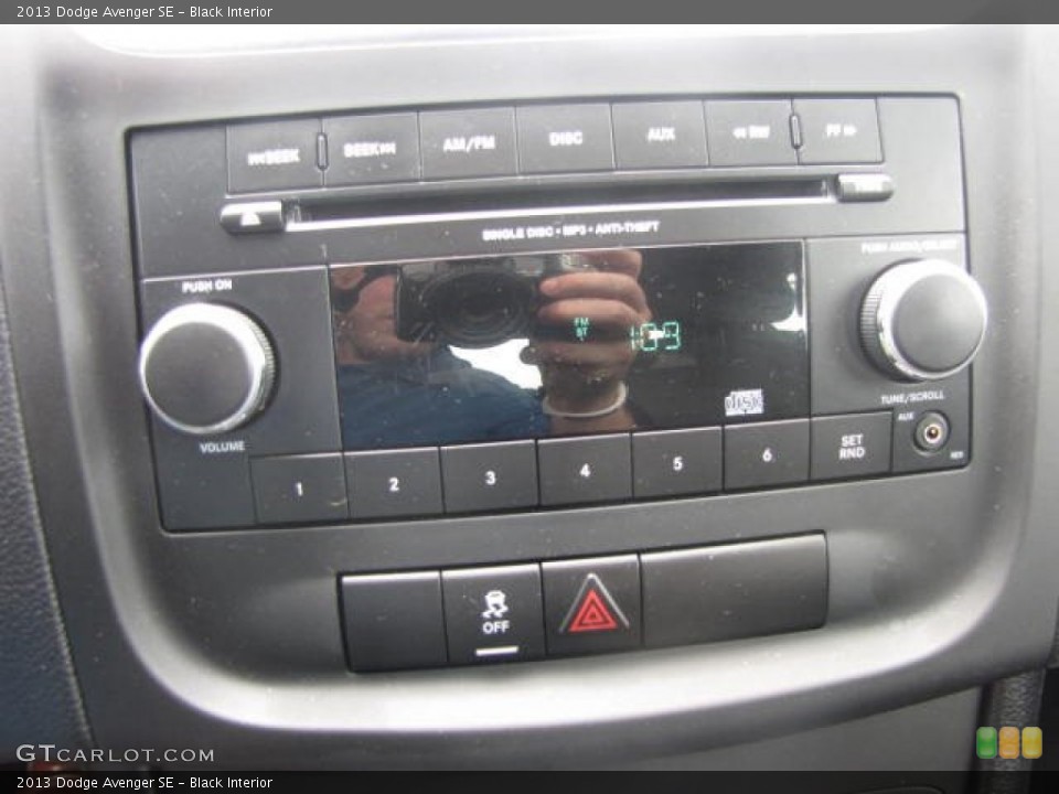 Black Interior Audio System for the 2013 Dodge Avenger SE #83407636