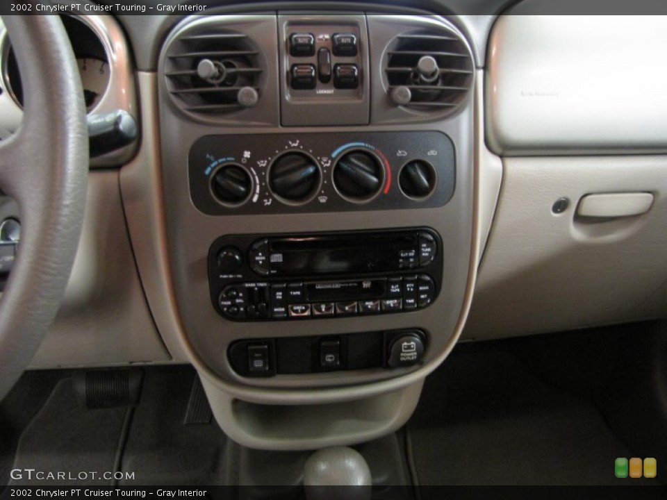 Gray Interior Controls for the 2002 Chrysler PT Cruiser Touring #83408926