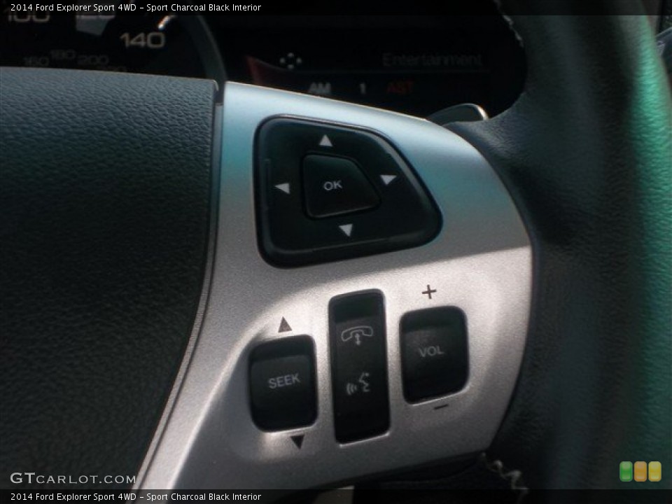 Sport Charcoal Black Interior Controls for the 2014 Ford Explorer Sport 4WD #83409313