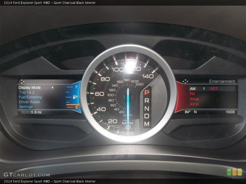 Sport Charcoal Black Interior Gauges for the 2014 Ford Explorer Sport 4WD #83409415