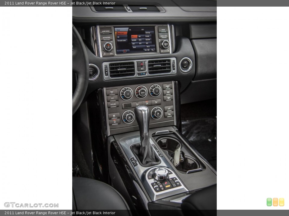 Jet Black/Jet Black Interior Controls for the 2011 Land Rover Range Rover HSE #83409700