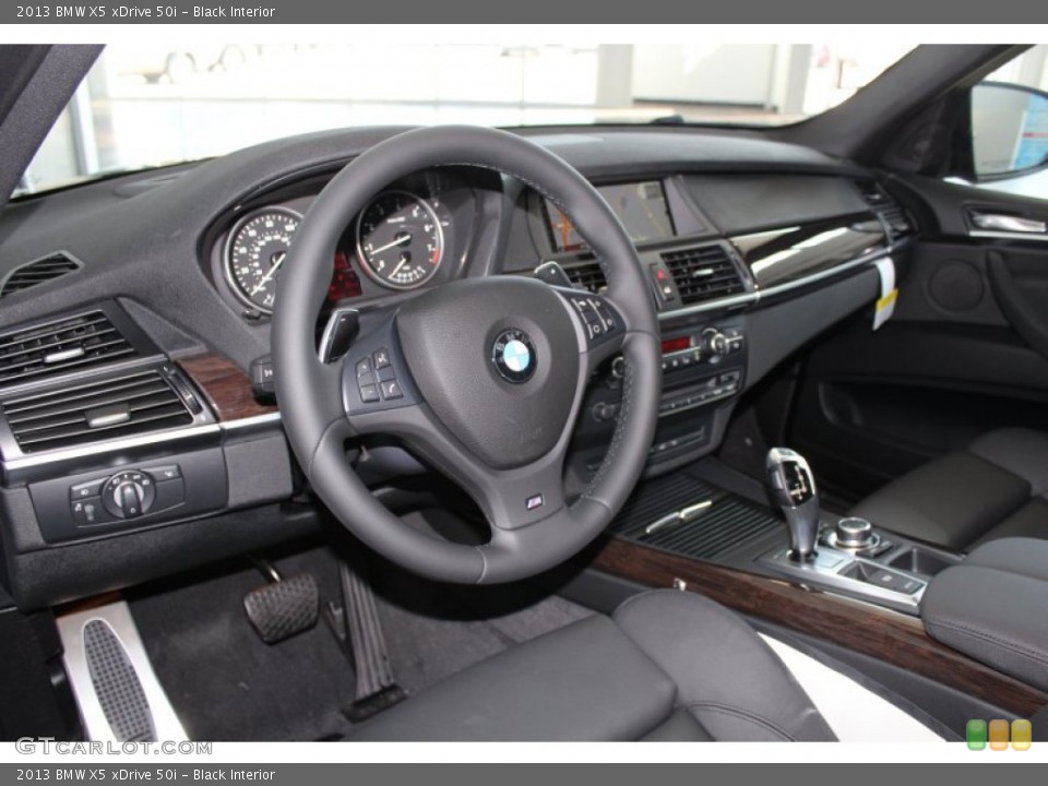 Black Interior Dashboard for the 2013 BMW X5 xDrive 50i #83409844