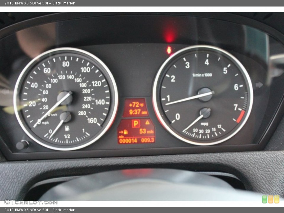Black Interior Gauges for the 2013 BMW X5 xDrive 50i #83409868