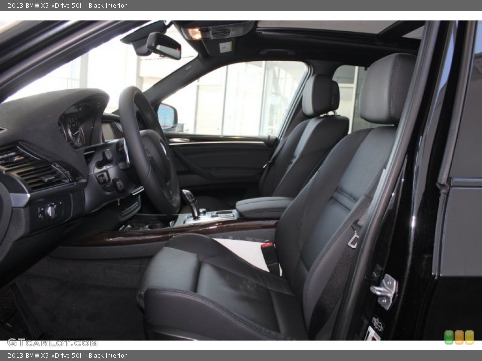 Black Interior Front Seat for the 2013 BMW X5 xDrive 50i #83409952