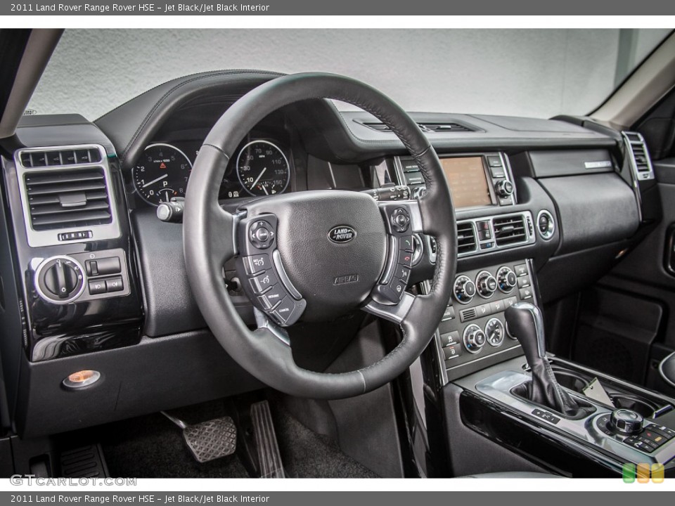 Jet Black/Jet Black Interior Dashboard for the 2011 Land Rover Range Rover HSE #83410246