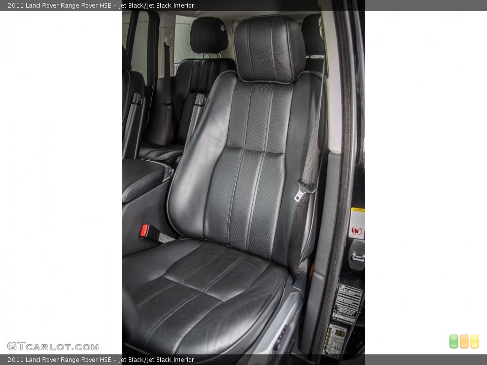 Jet Black/Jet Black Interior Front Seat for the 2011 Land Rover Range Rover HSE #83410339