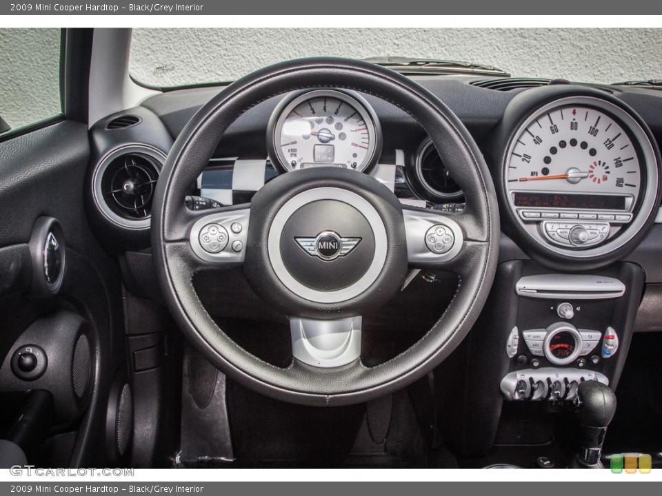 Black/Grey Interior Steering Wheel for the 2009 Mini Cooper Hardtop #83410858