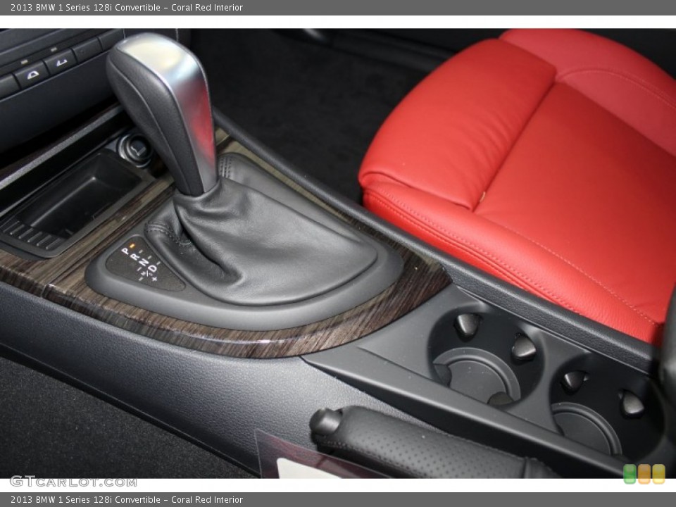 Coral Red Interior Transmission for the 2013 BMW 1 Series 128i Convertible #83410999