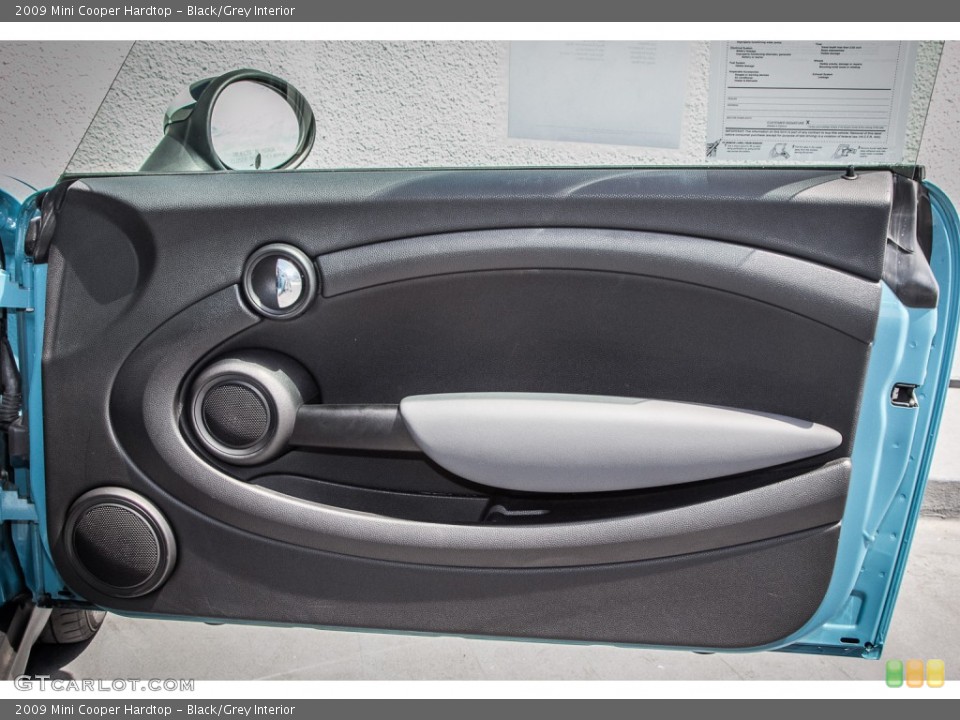 Black/Grey Interior Door Panel for the 2009 Mini Cooper Hardtop #83411847