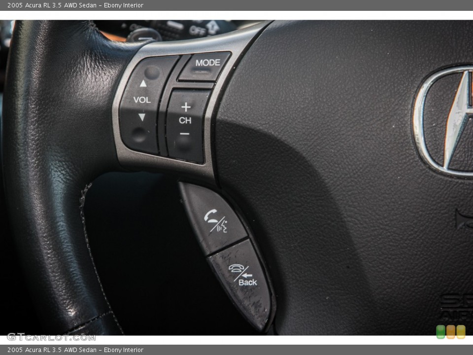 Ebony Interior Controls for the 2005 Acura RL 3.5 AWD Sedan #83413000