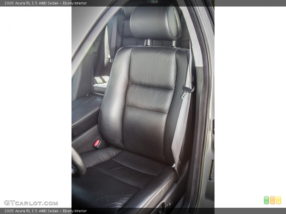 Ebony Interior Front Seat for the 2005 Acura RL 3.5 AWD Sedan #83413189