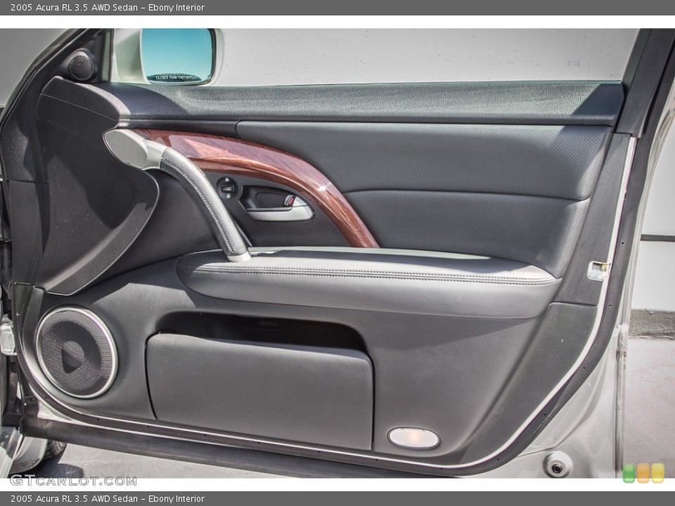 Ebony Interior Door Panel for the 2005 Acura RL 3.5 AWD Sedan #83413339