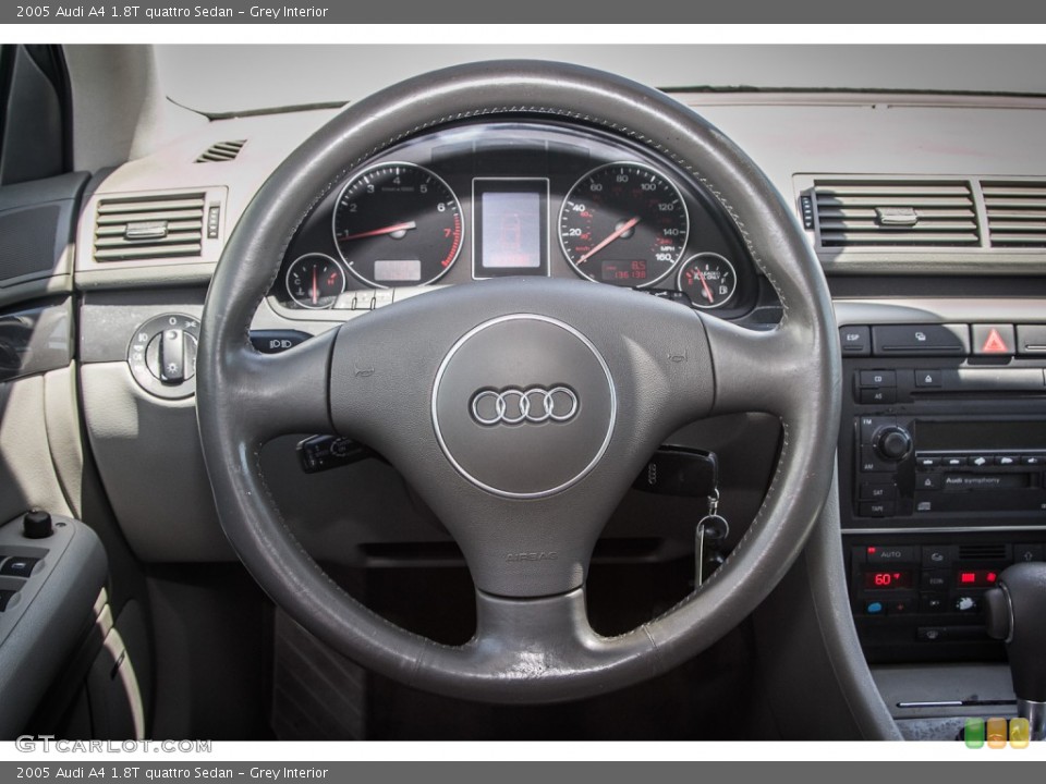 Grey Interior Steering Wheel for the 2005 Audi A4 1.8T quattro Sedan #83414410
