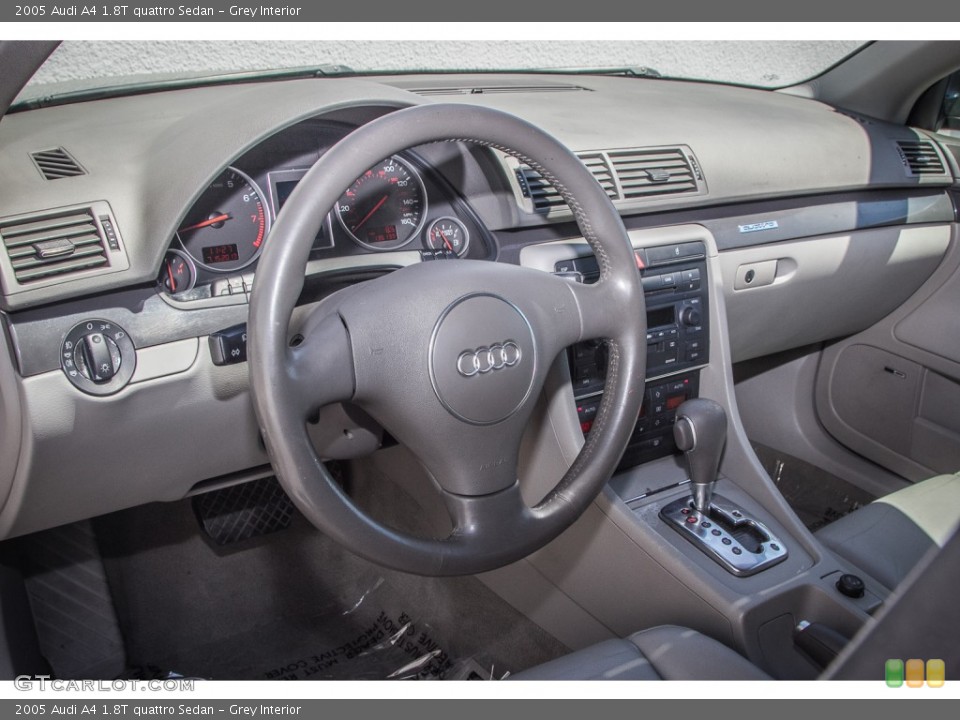 Grey Interior Dashboard for the 2005 Audi A4 1.8T quattro Sedan #83414458