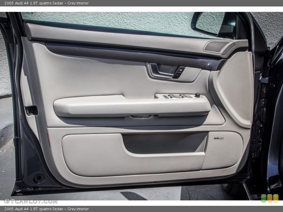 Grey Interior Door Panel for the 2005 Audi A4 1.8T quattro Sedan #83414551