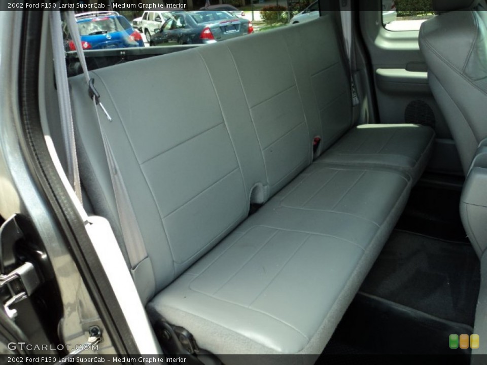 Medium Graphite Interior Rear Seat for the 2002 Ford F150 Lariat SuperCab #83415291