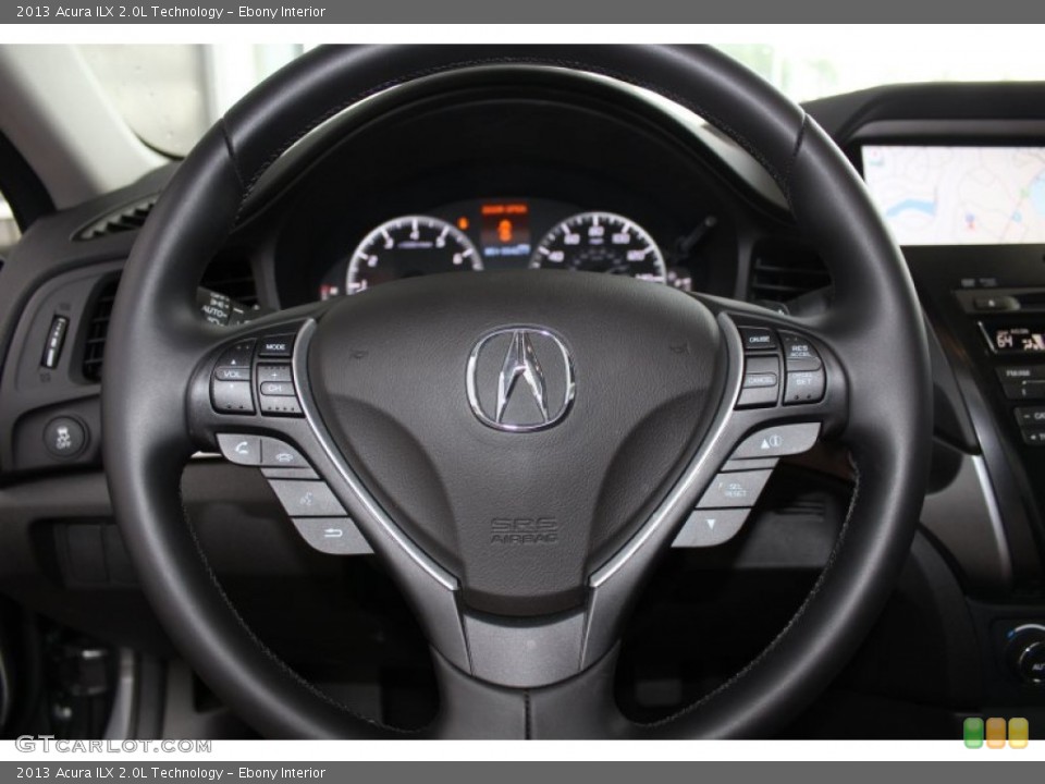 Ebony Interior Steering Wheel for the 2013 Acura ILX 2.0L Technology #83416120