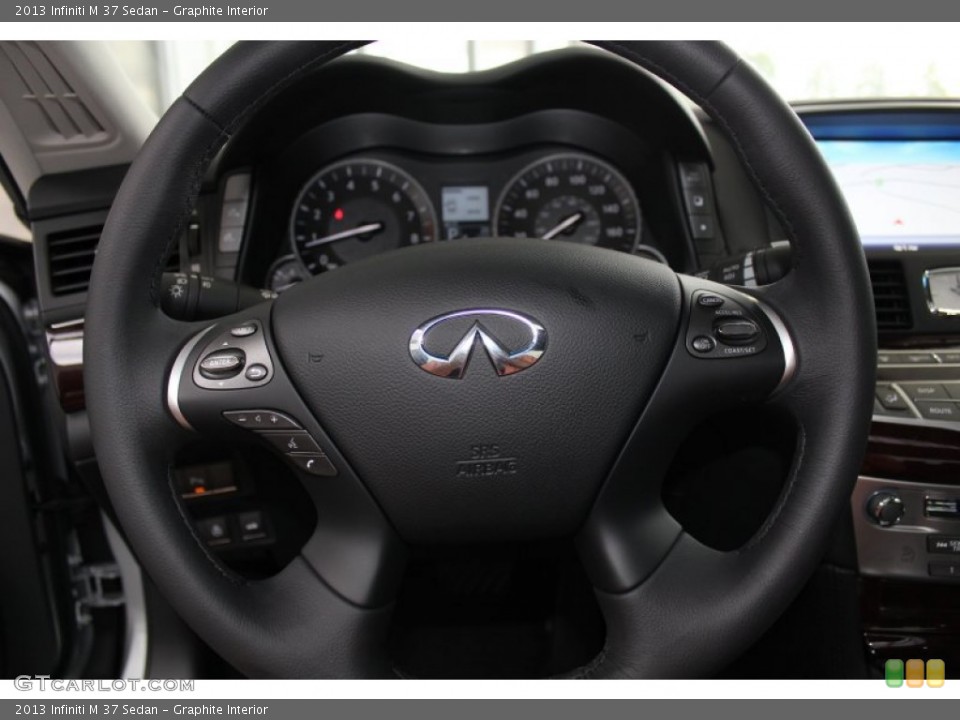 Graphite Interior Steering Wheel for the 2013 Infiniti M 37 Sedan #83418724