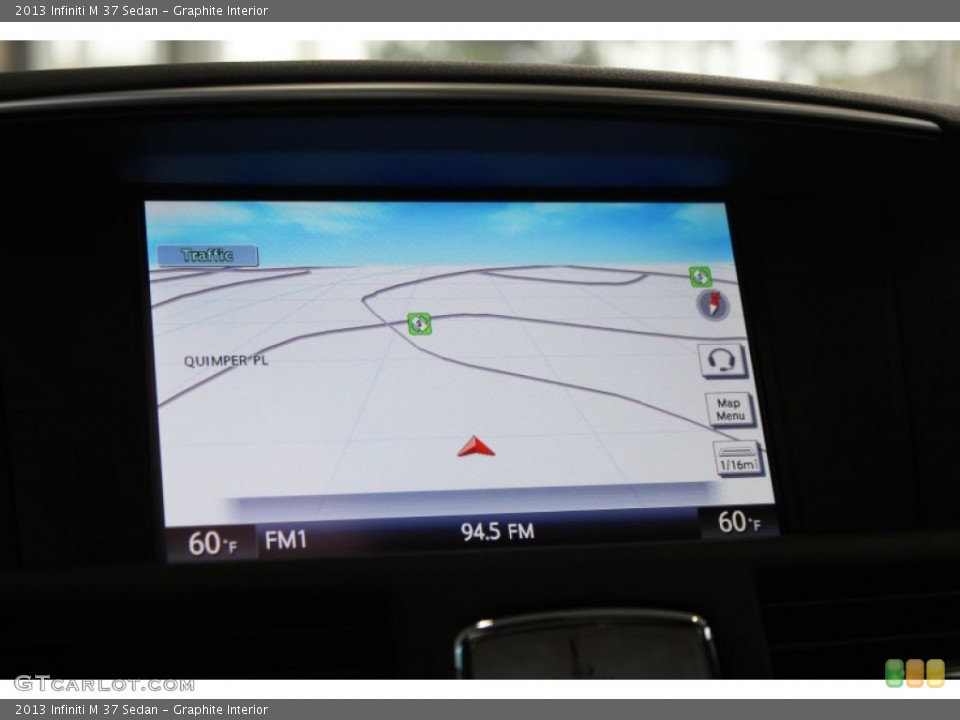 Graphite Interior Navigation for the 2013 Infiniti M 37 Sedan #83418991