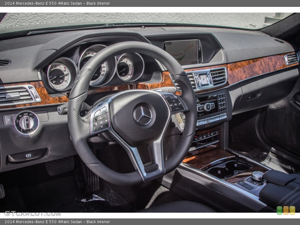 Black Interior Dashboard for the 2014 Mercedes-Benz E 550 4Matic Sedan #83419909