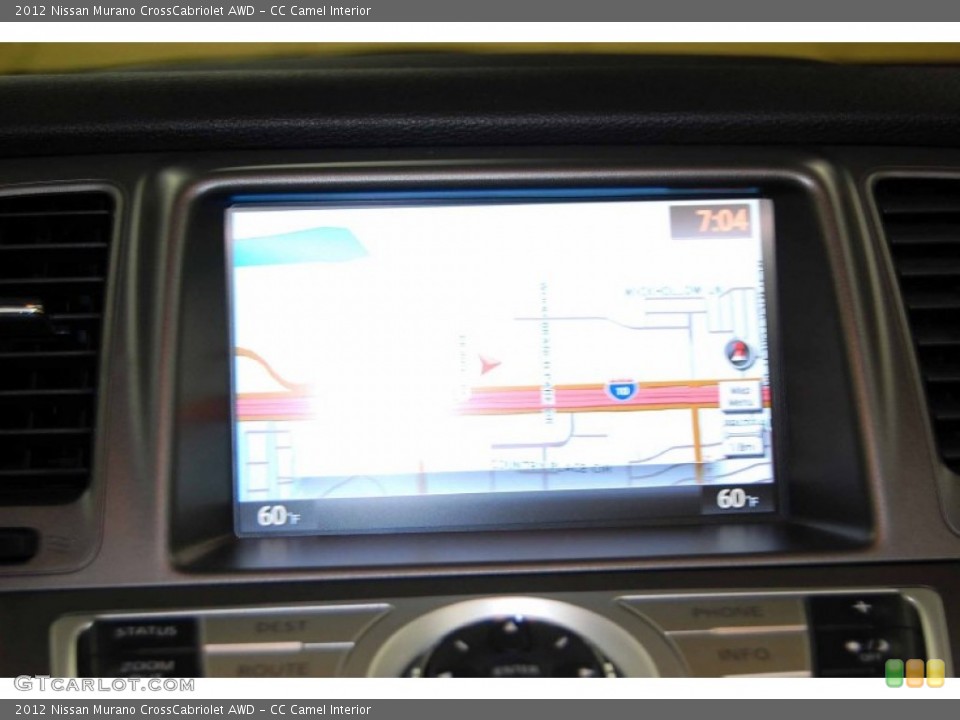 CC Camel Interior Navigation for the 2012 Nissan Murano CrossCabriolet AWD #83420292